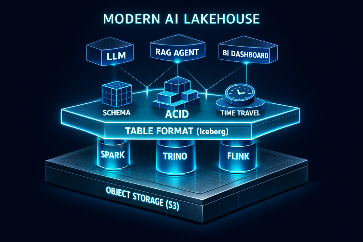 Data Lakehouse для AI: объединяем структурированные и неструктурированные данные в одном хранилище